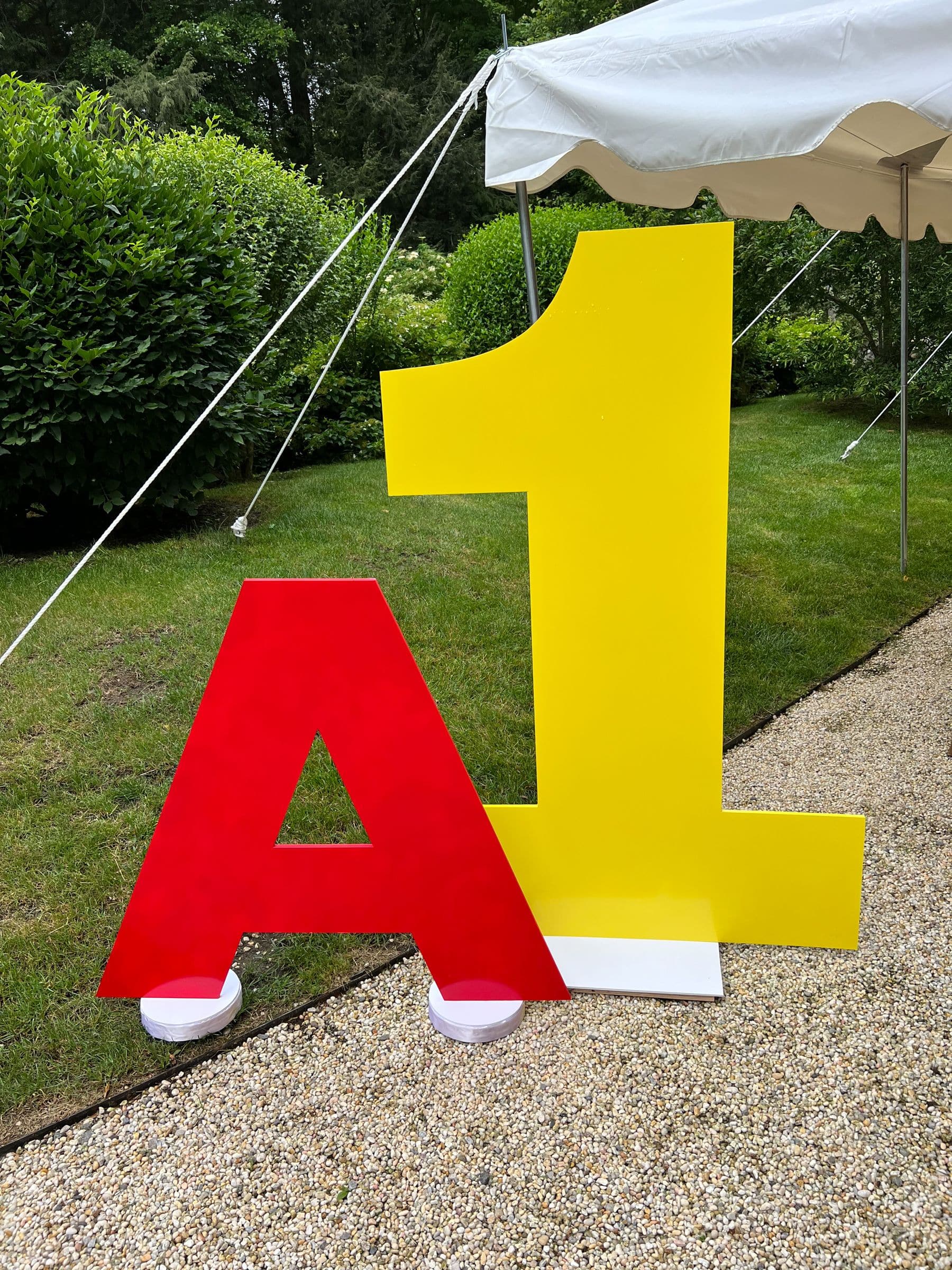 Custom Letter and Number Cutout for Outdoor