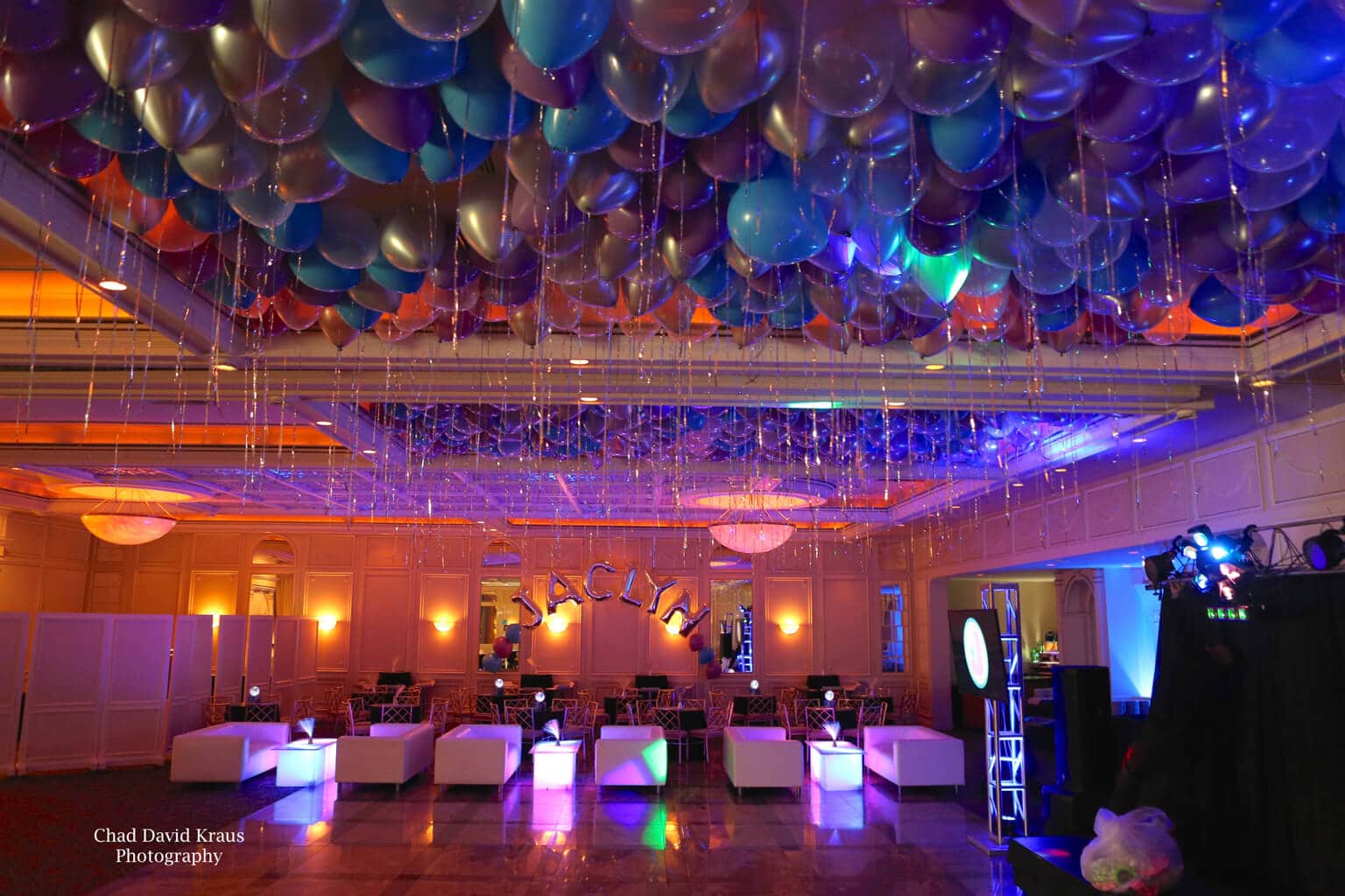 Bat Mitzvah Mylar Name Arch
