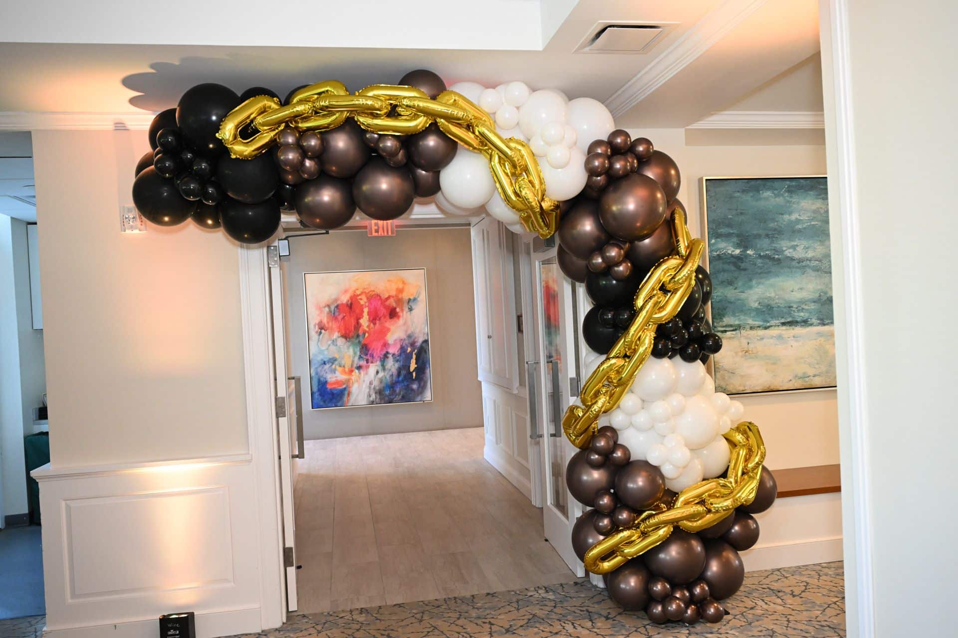 Organic Chain Garland over Door
