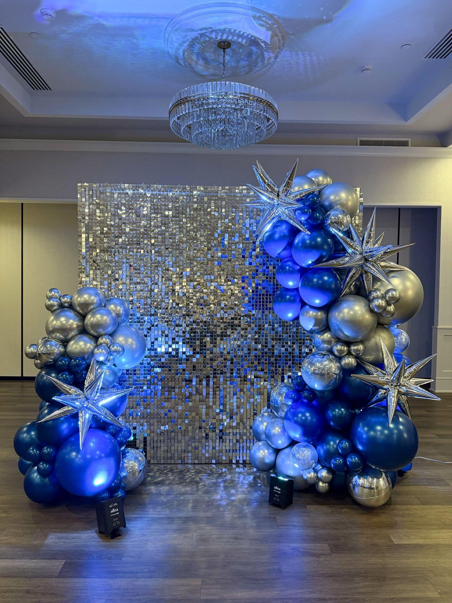 Silver Star Garland for Photo Booth