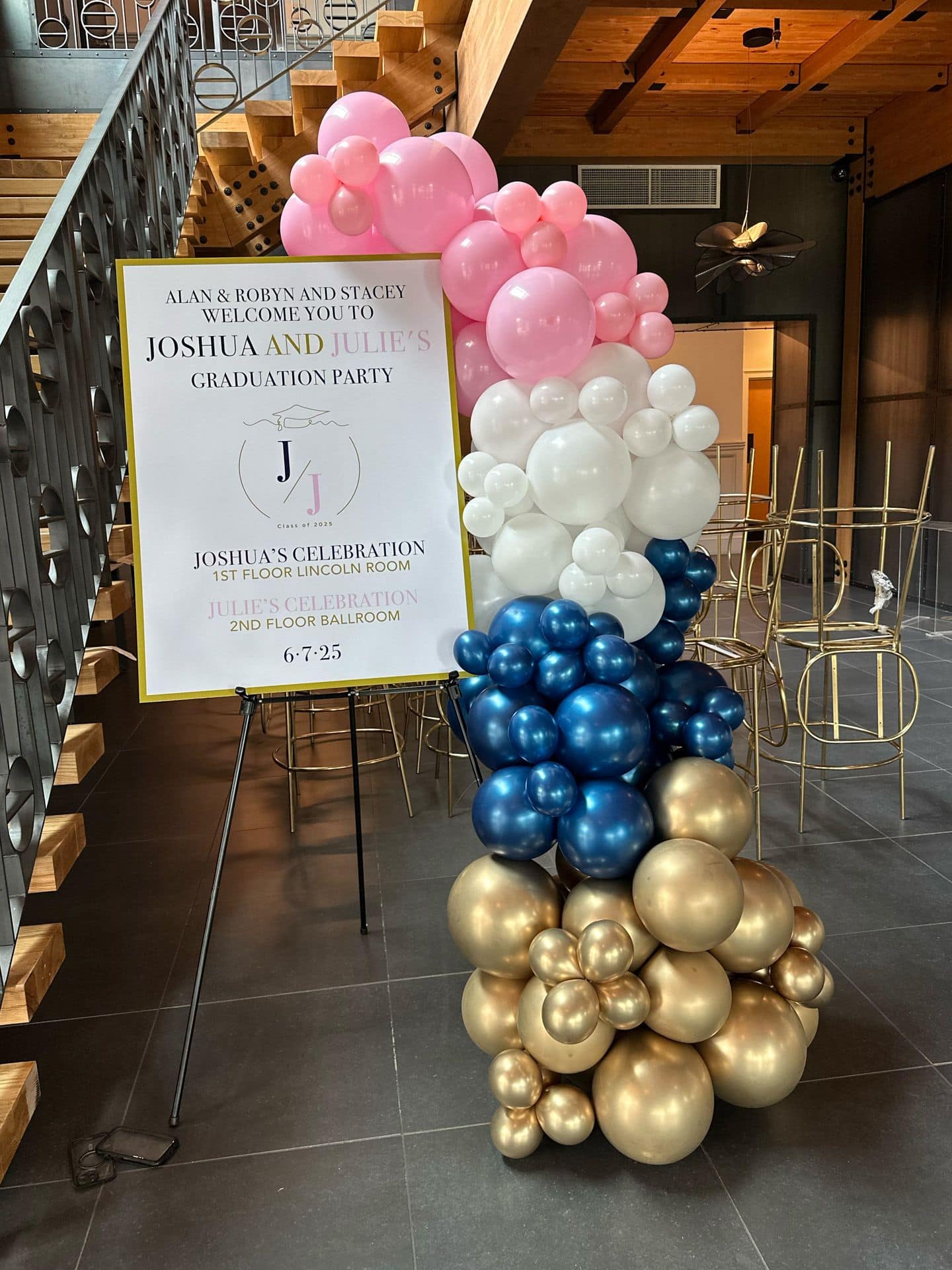 Welcome Balloon Half Arch