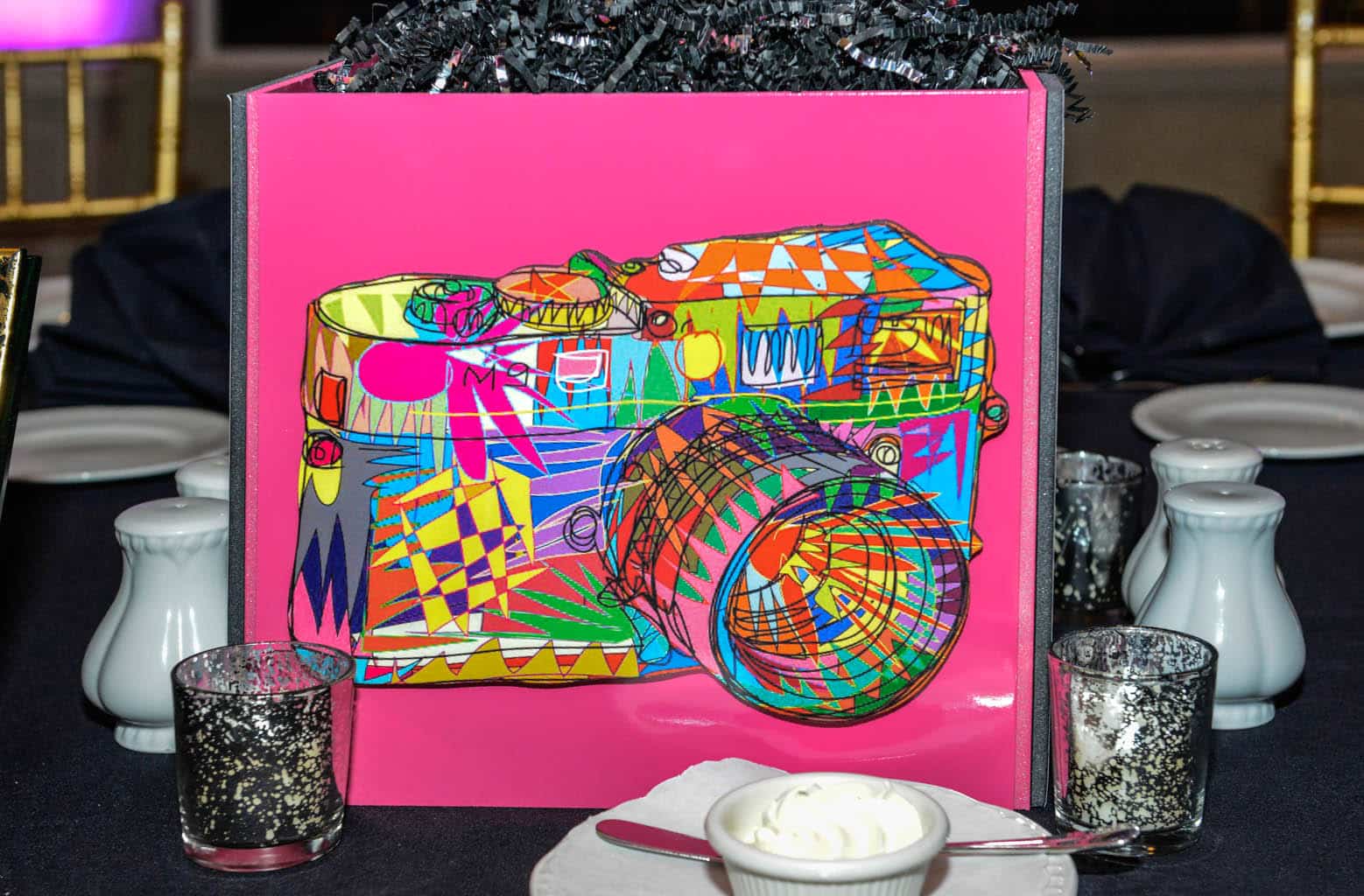 Neon Themed Bar Mitzvah with TechnoDrome Artwork