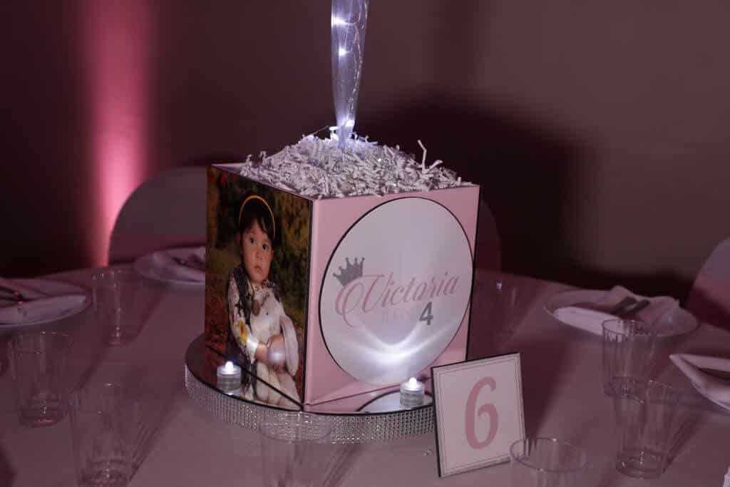 Princess Themed Photo Cube with Custom Logo