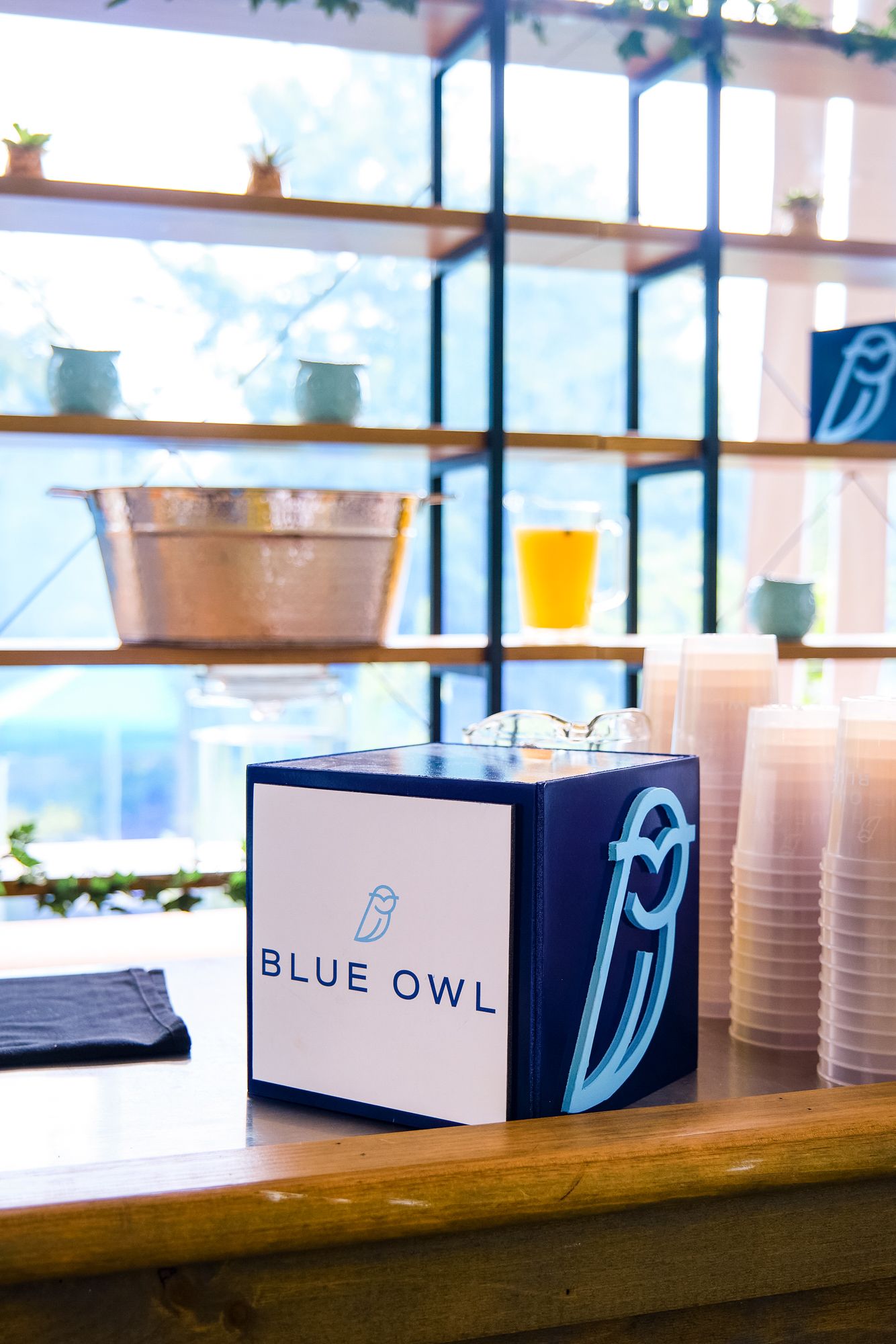 Custom Logo Cube Centerpiece for Corporate Event Decor