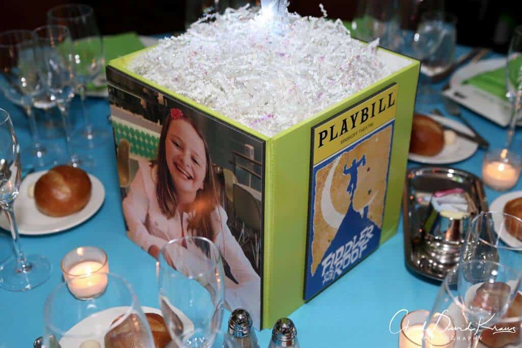 Broadway Themed Photo Cube with Photos and Playbills