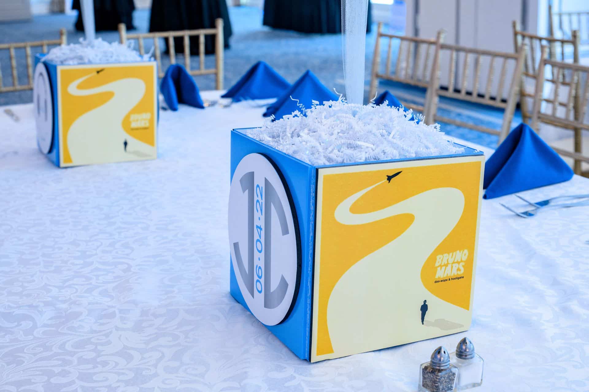 Album Cover Photo Cubes with Custom Logo