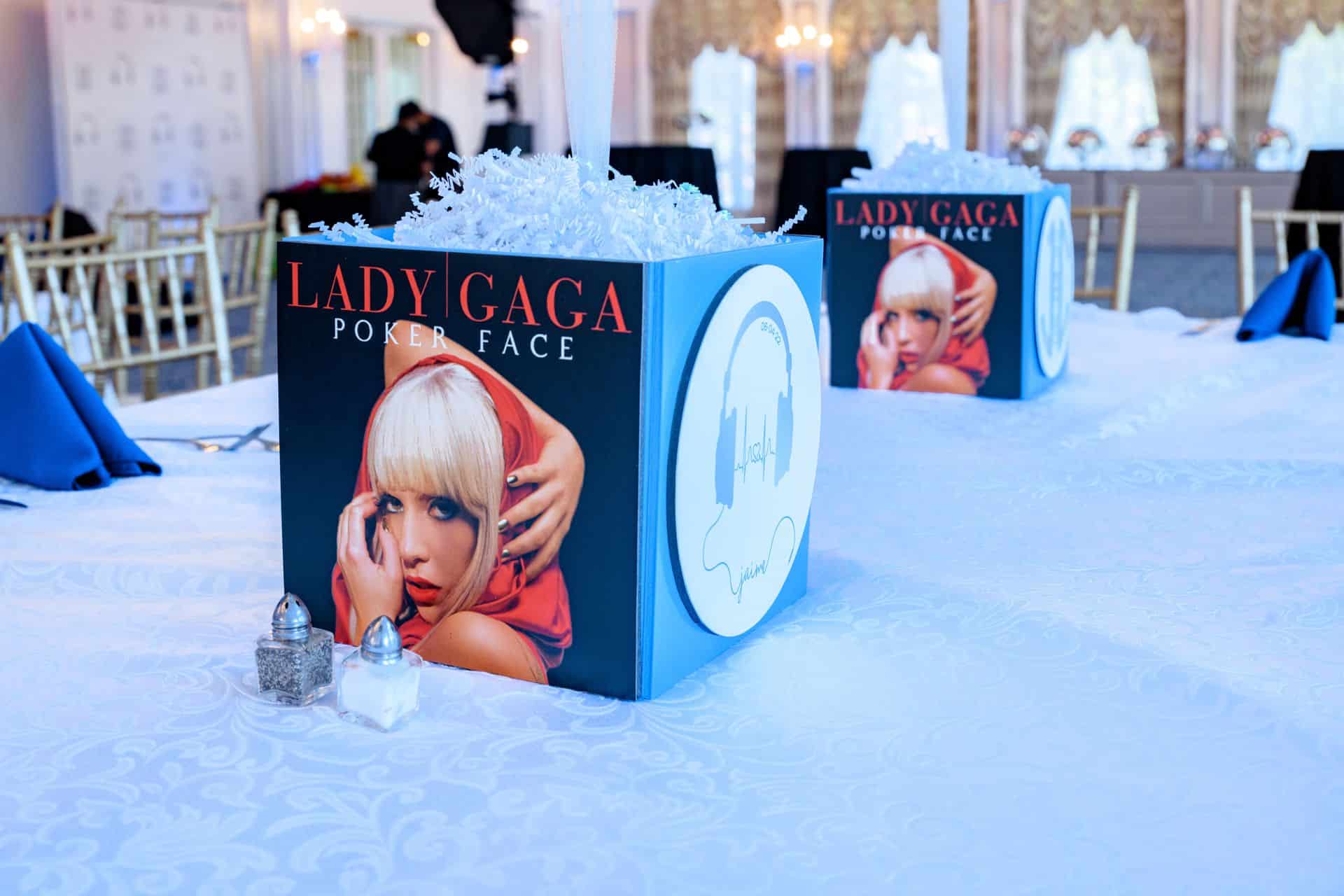 Album Cover Photo Cubes with Custom Logo