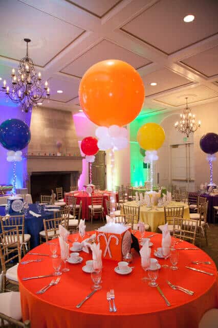 Candy Land Themed Bat Mitzvah Centerpieces