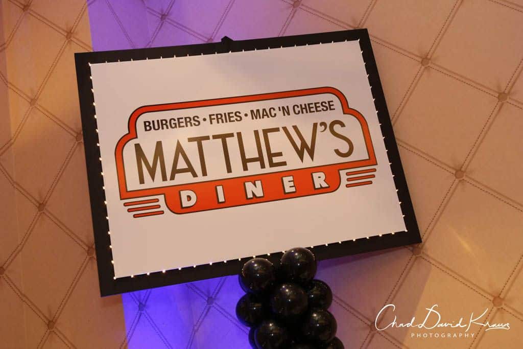 Custom Diner Buffet Sign