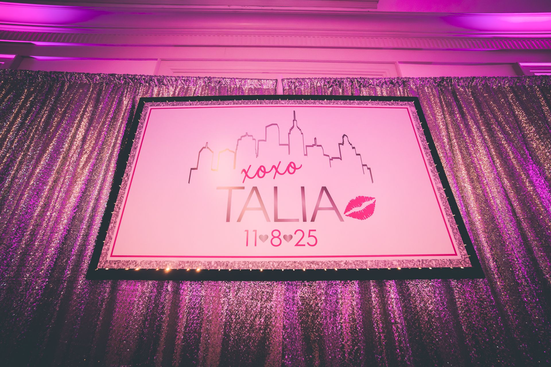 Custom Bat Mitzvah Printed Sign