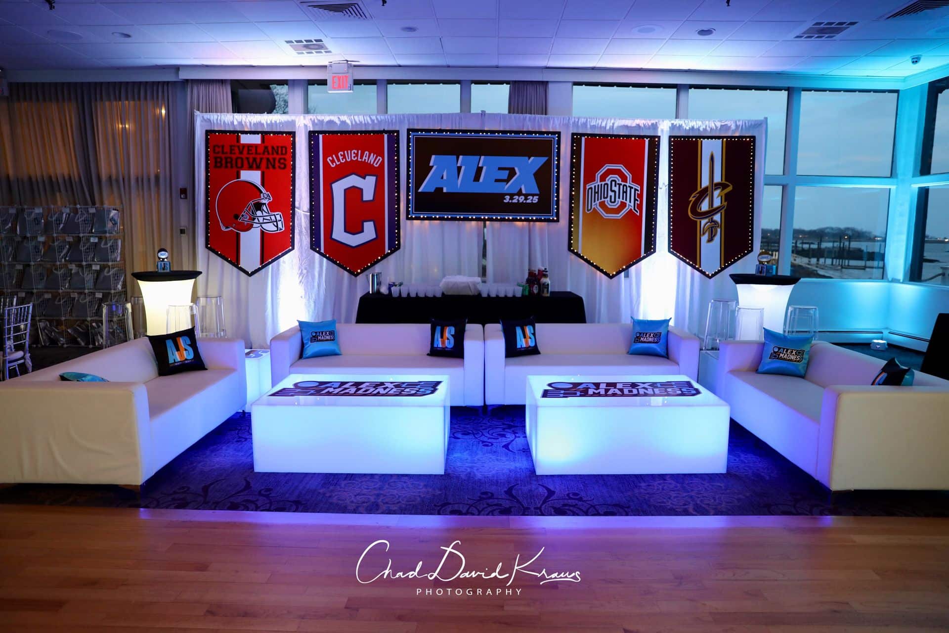 Custom Sports Backdrop for Bar Mitzvah