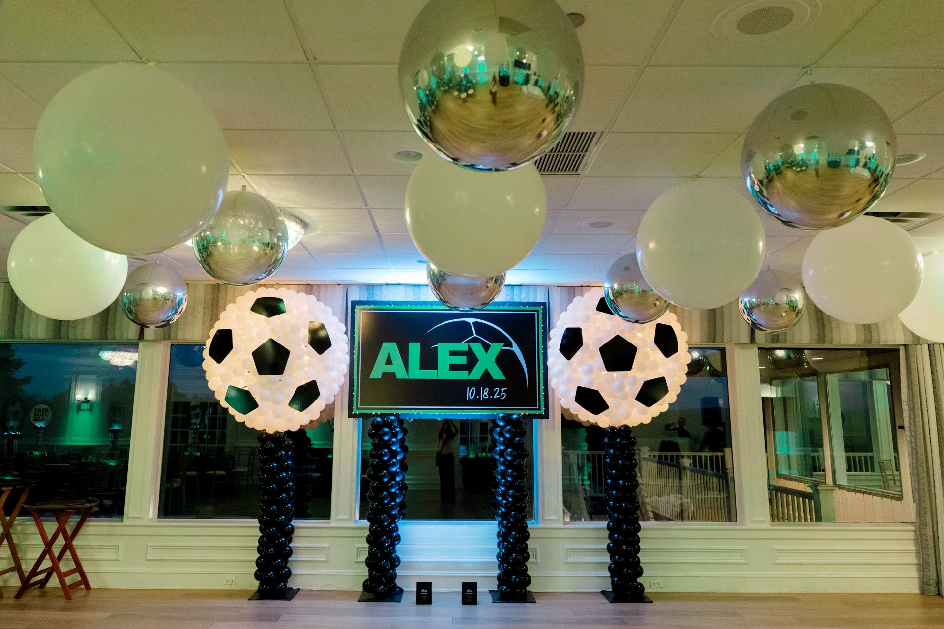 Soccer Balloon Sculptures for Bar Mitzvah