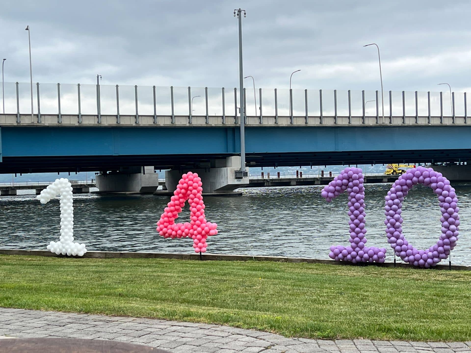 Outdoor Balloon Sculpture Numbers