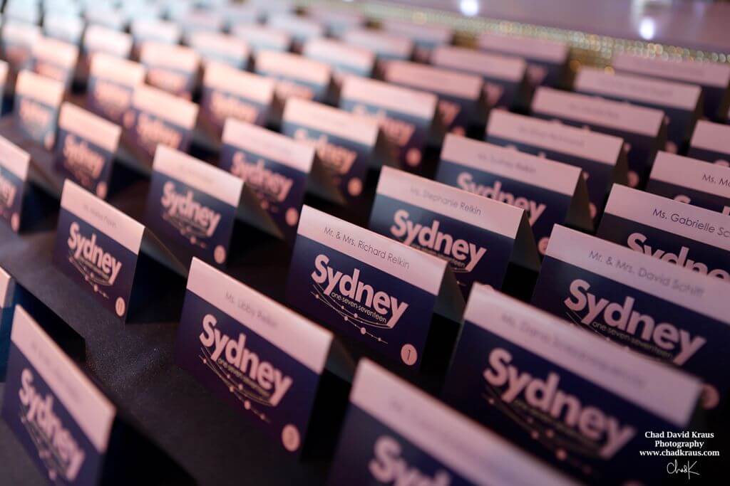 Custom Place Cards with Logo