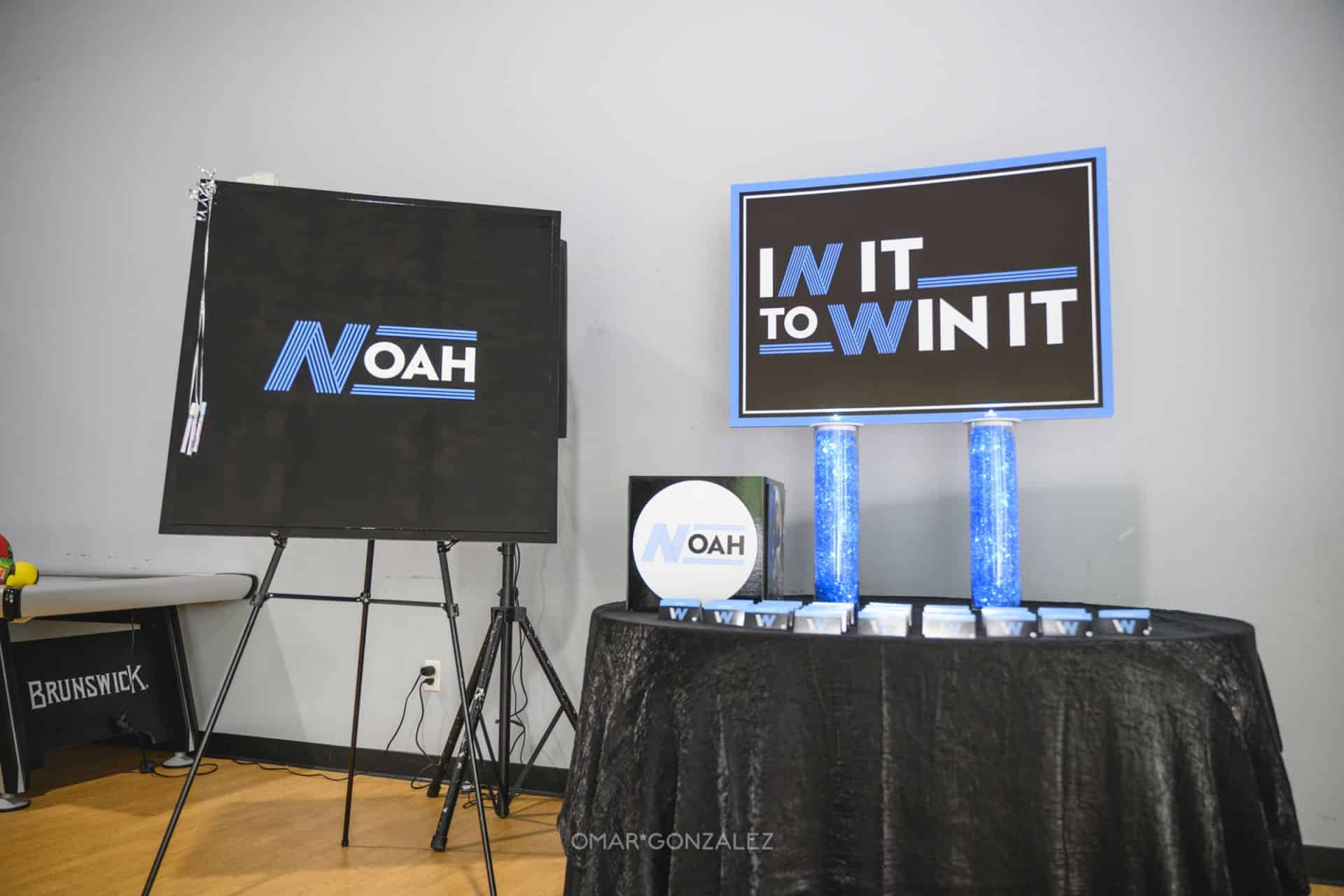 Bar Mitzvah Entrance Decor