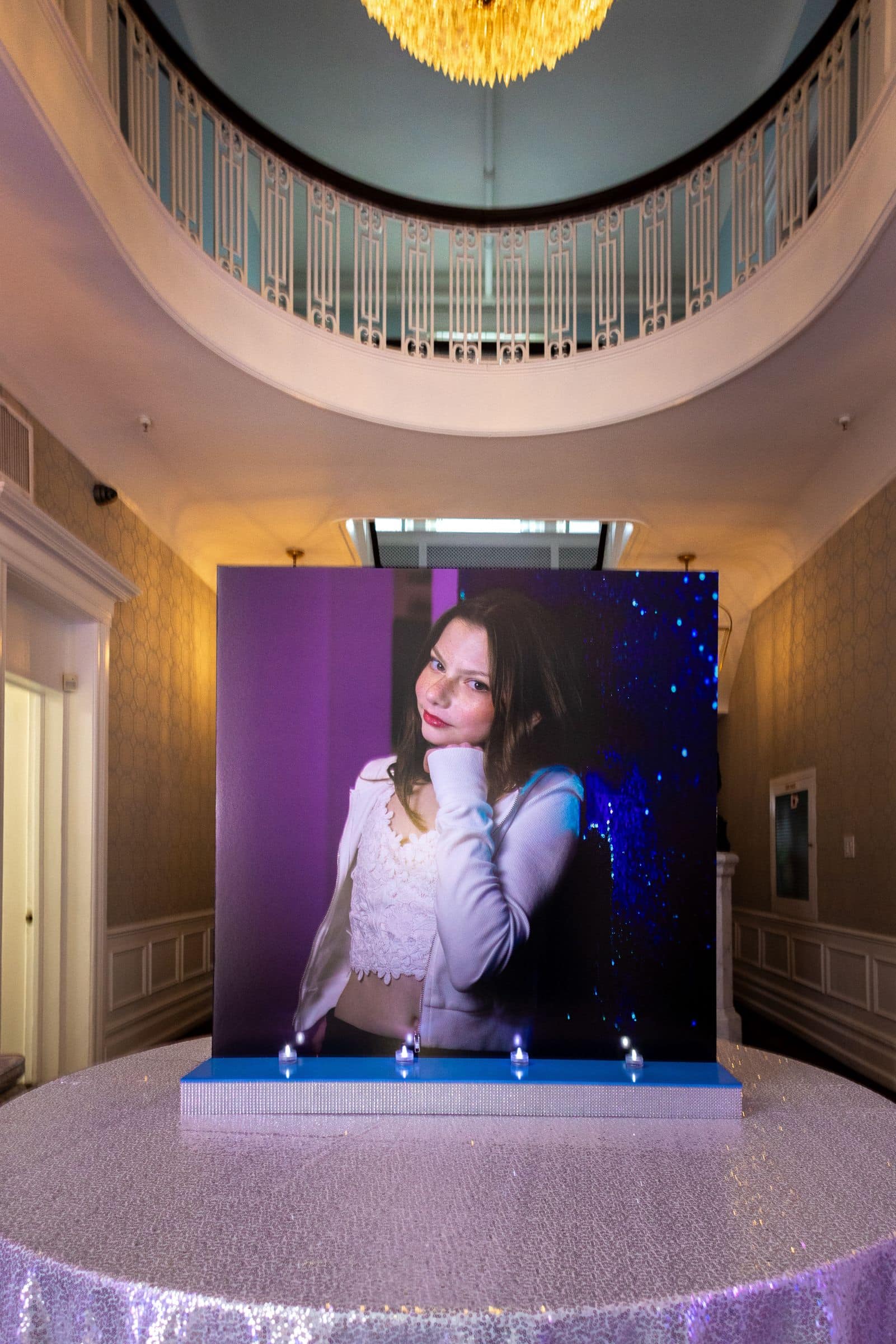 Blowup Photo Display for Entrance