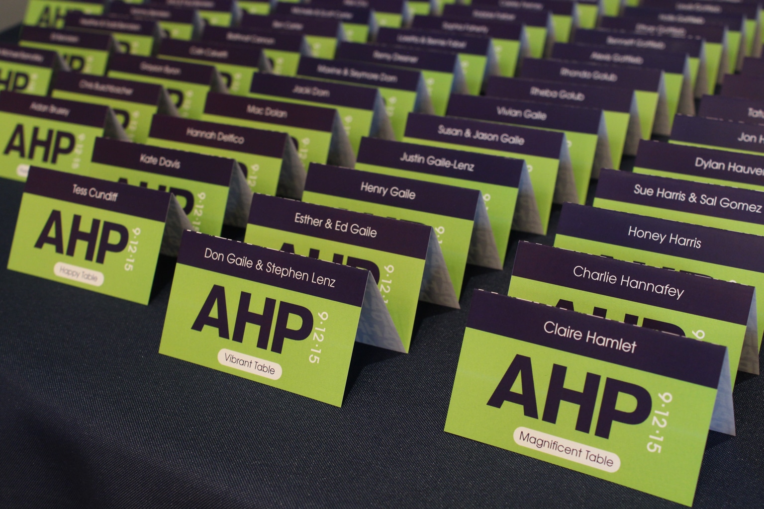 Bar Mitzvah Place Cards with Custom Logo