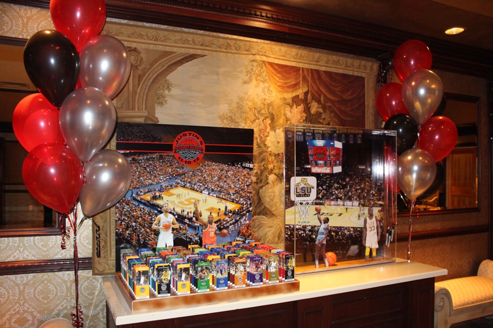 Basketball Stadium Seating Card Display