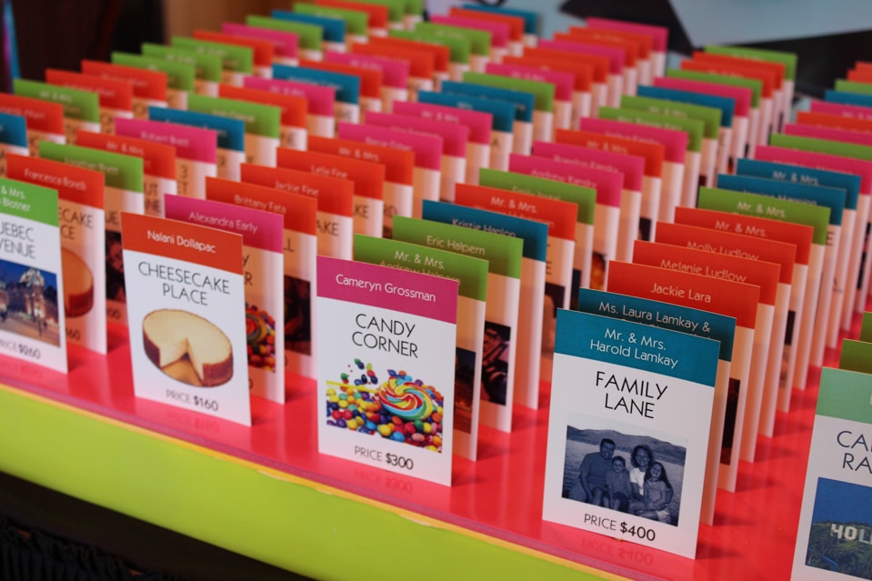 Custom Monopoly Card Place Cards