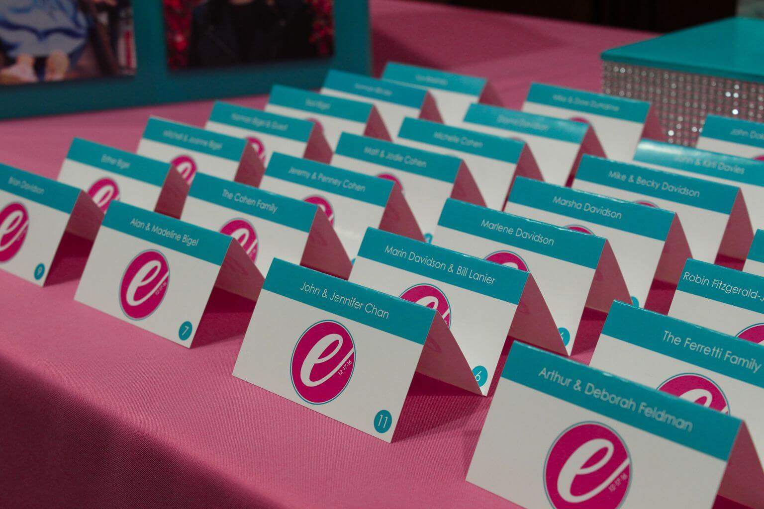 Custom Place Cards with Logo