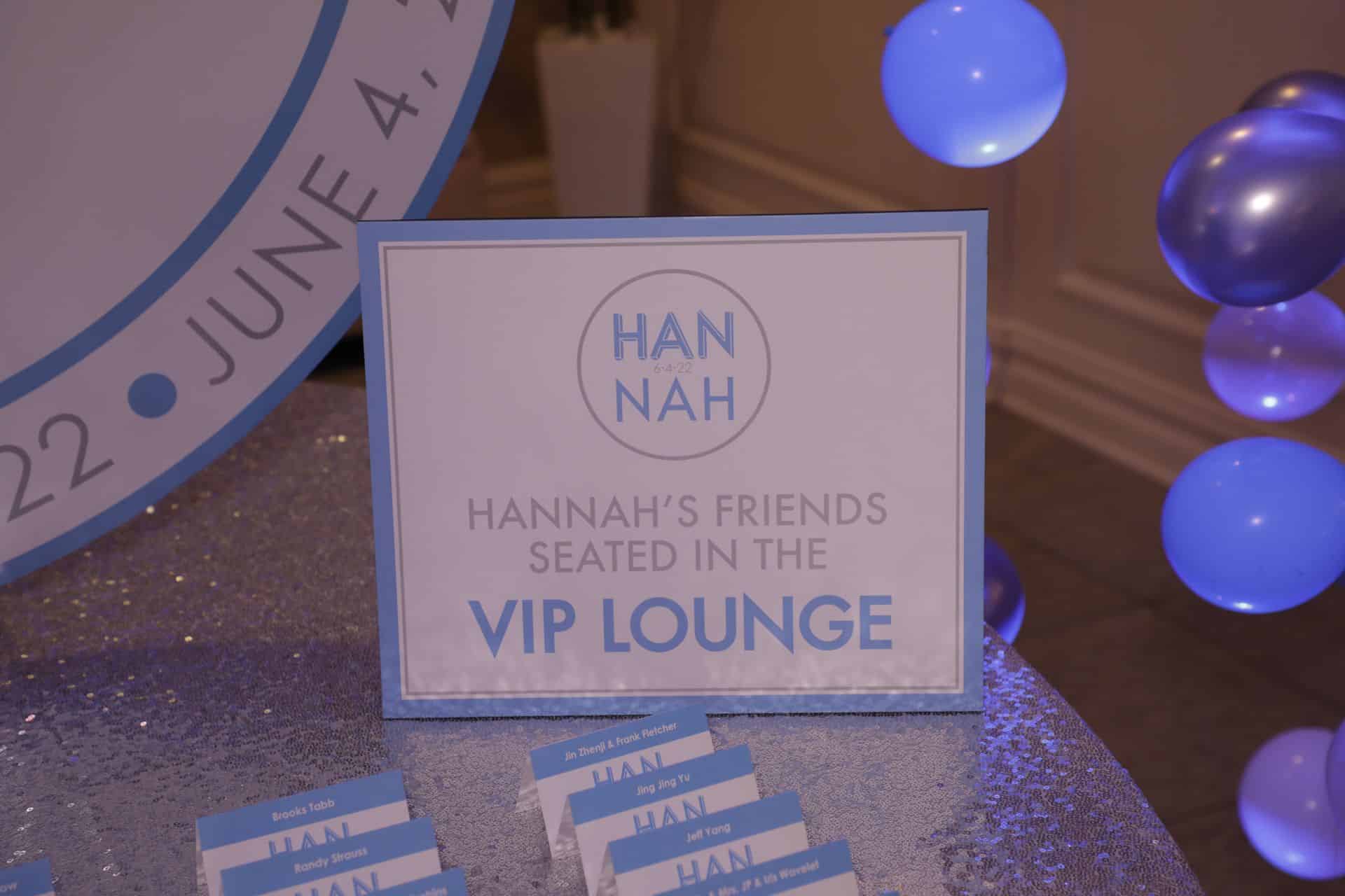 VIP Lounge Sign with Custom Logo