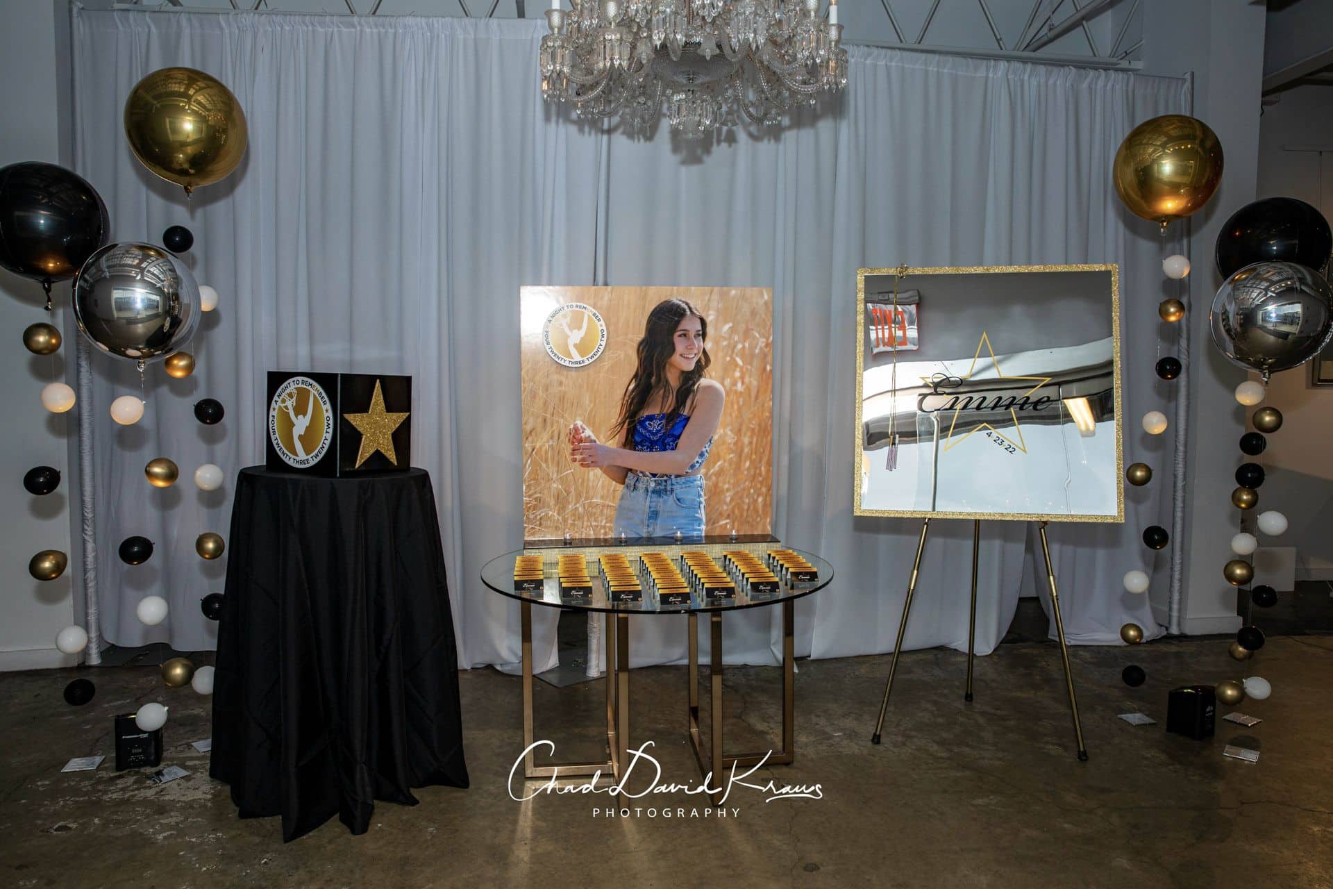 Emmy Themed Entrance Decor at The Loading Dock, Stamford