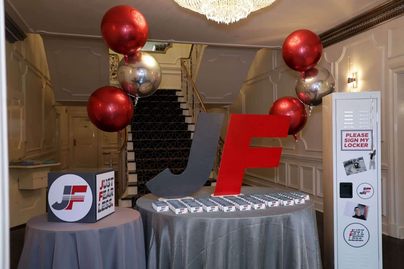 3D Initials Cutout for Seating Card Table