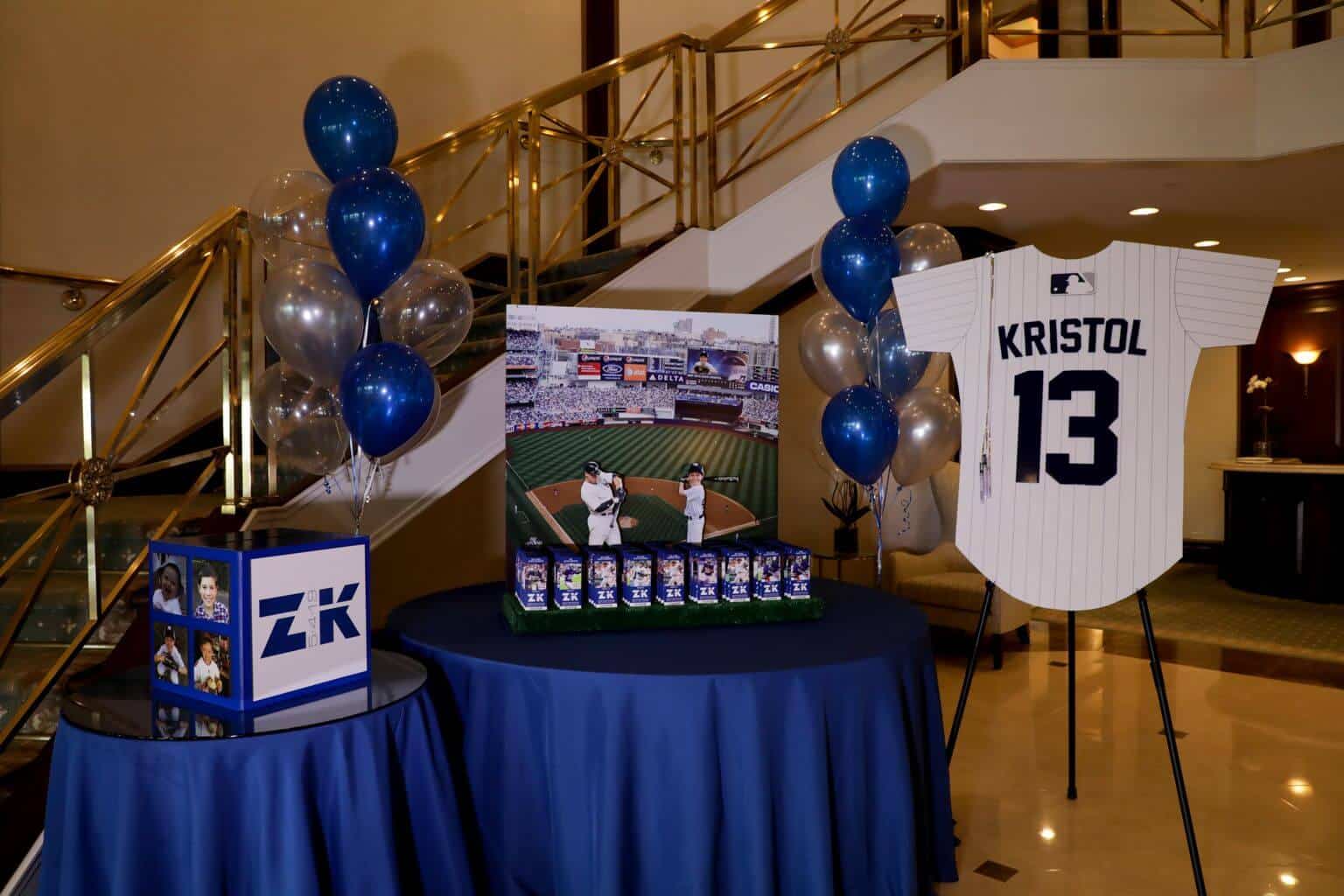 Yankees Stadium Seating Card Display with Custom Ticket Place Cards