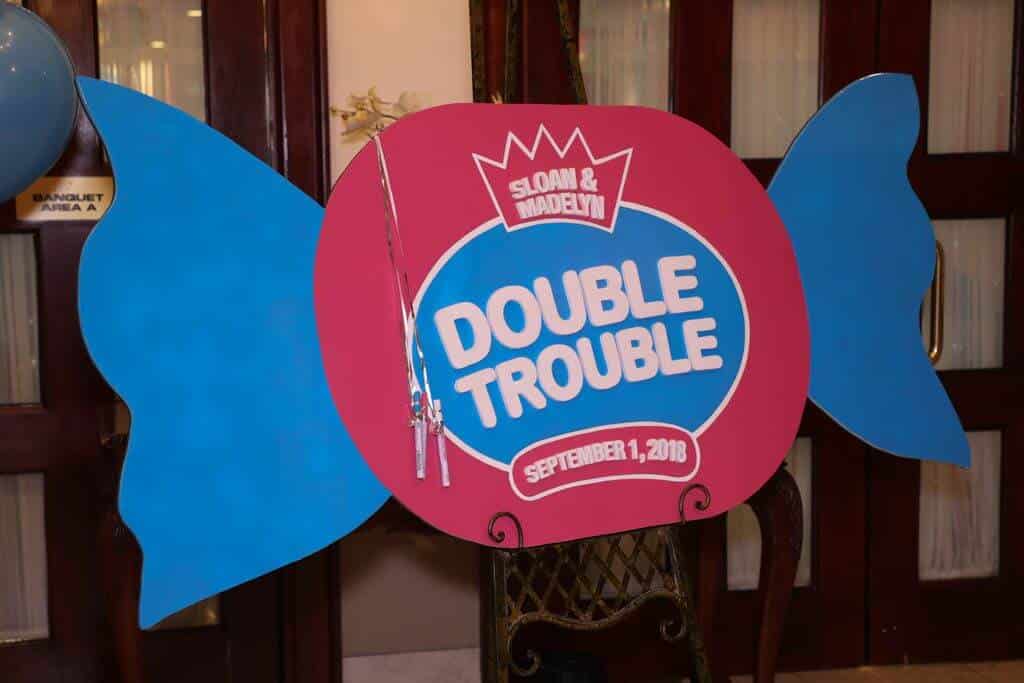 Candy Shaped Sign in Board with Custom Logo