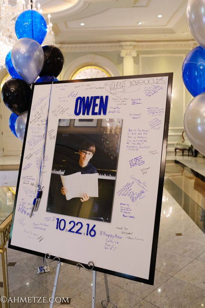 Music Themed Sign in Board with Blowup Photo