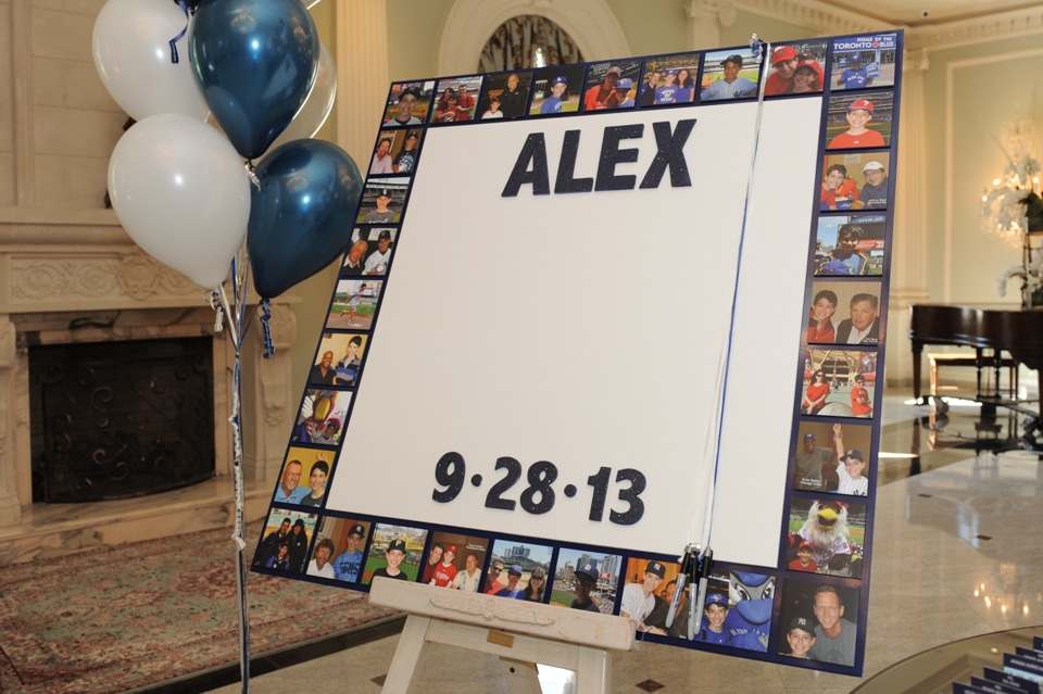 Photo Border Bar Mitzvah Sign in Board