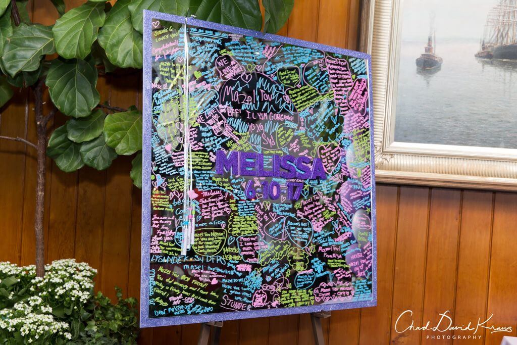 Mirror Sign in Board with Glittered Name, Date and Border