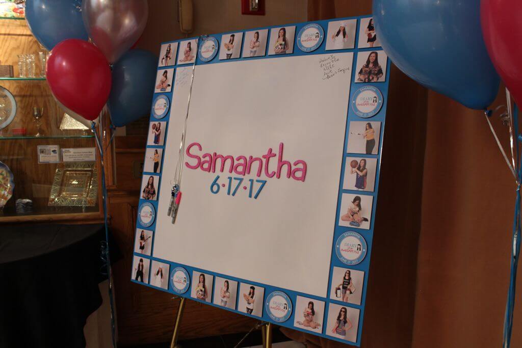 Photo Border Sign in Board with Custom Logo