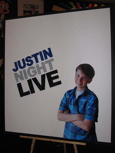 SNL Themed Sign in Board with Cutout Photo