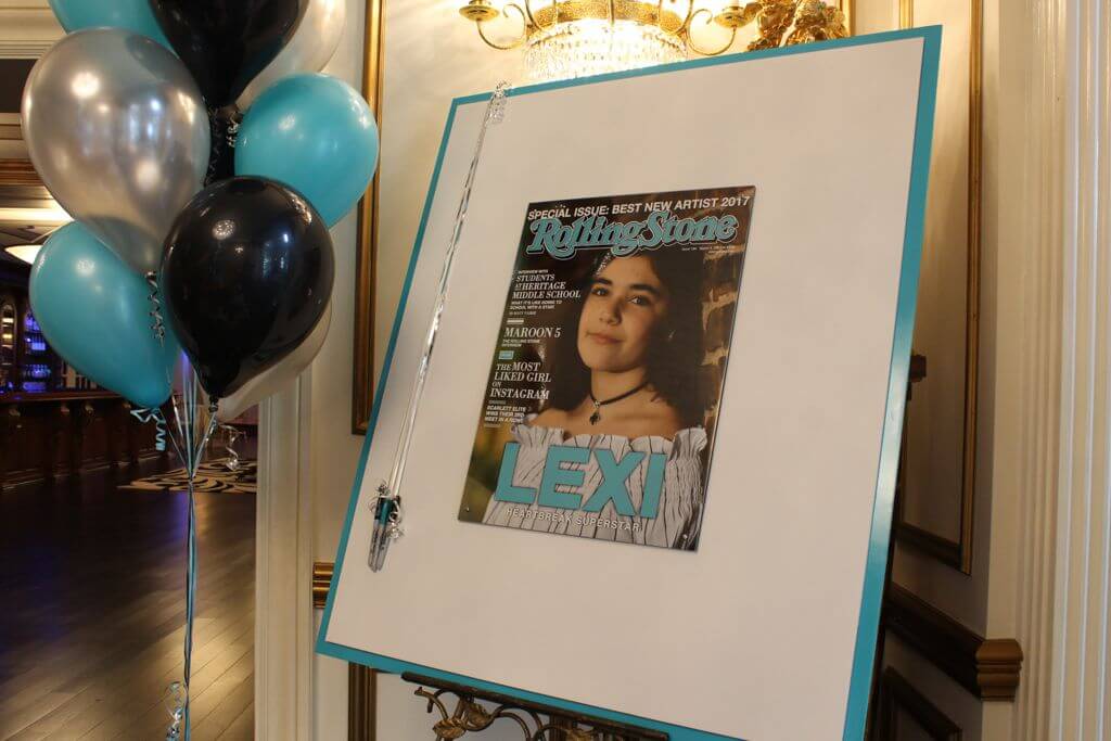 Custom Rolling Stones Magazine Cover for Music Themed Bat MItzvah