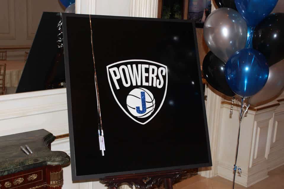 Bar Mitzvah Sign in Board with Custom Logo