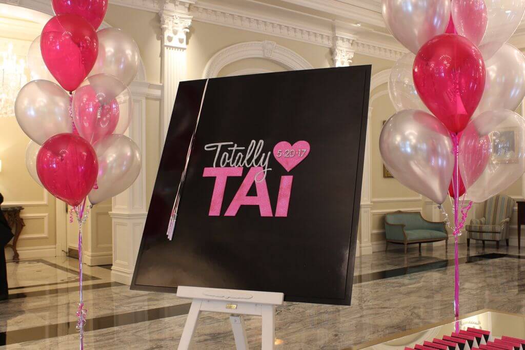 Bat Mitzvah Sign in Board with Custom Logo