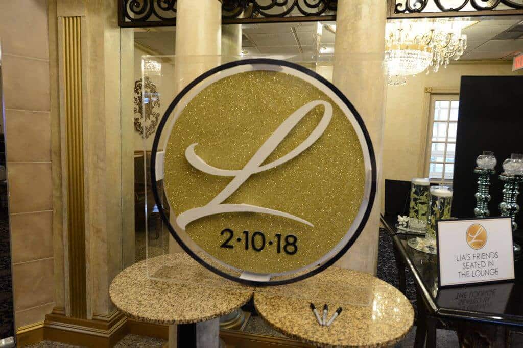 Custom Shadow Box Sign in Board with 3D Logo