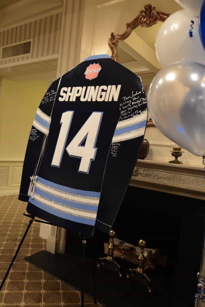 Custom Hockey Jersey Sign in Board