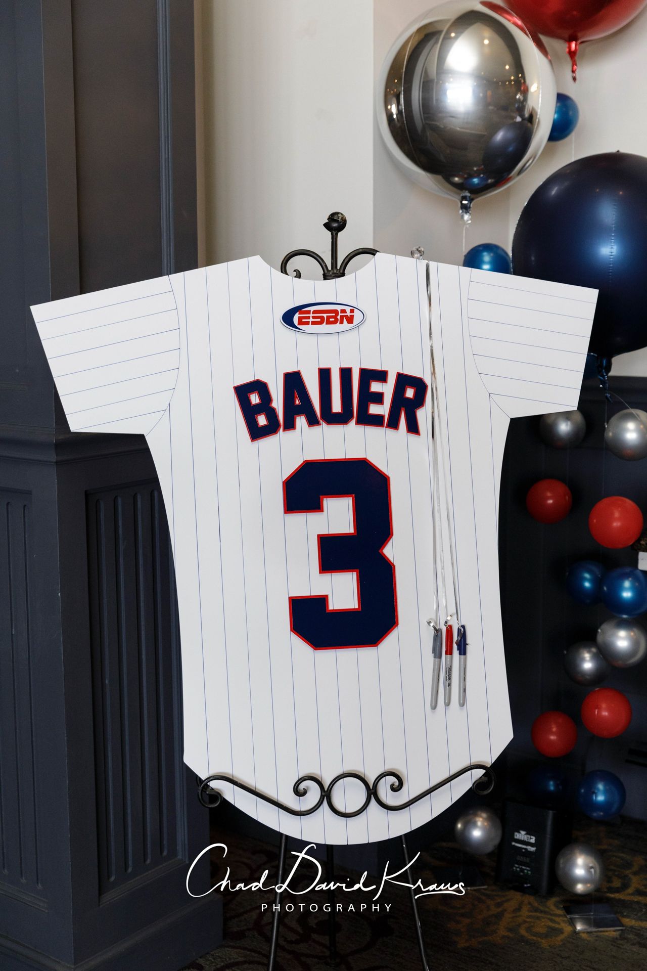 Custom Jersey Sign in Board for Bar Mitzvah