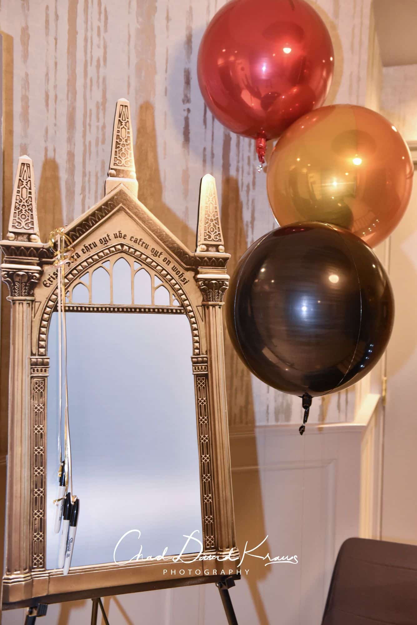 Harry Potter Sign in Board with Metallic Orbz