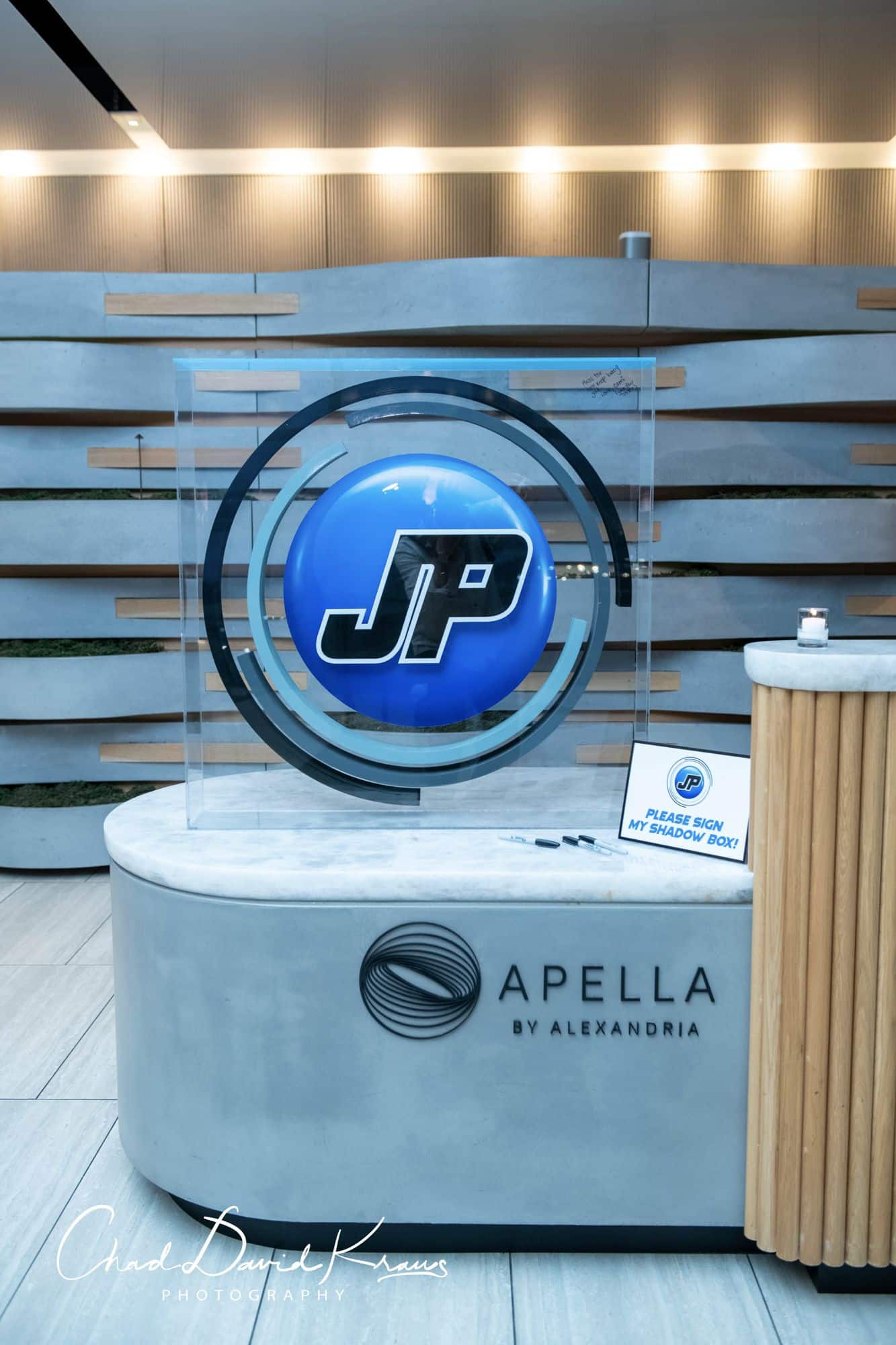 Custom Shadow Box with Logo for Bar Mitzvah