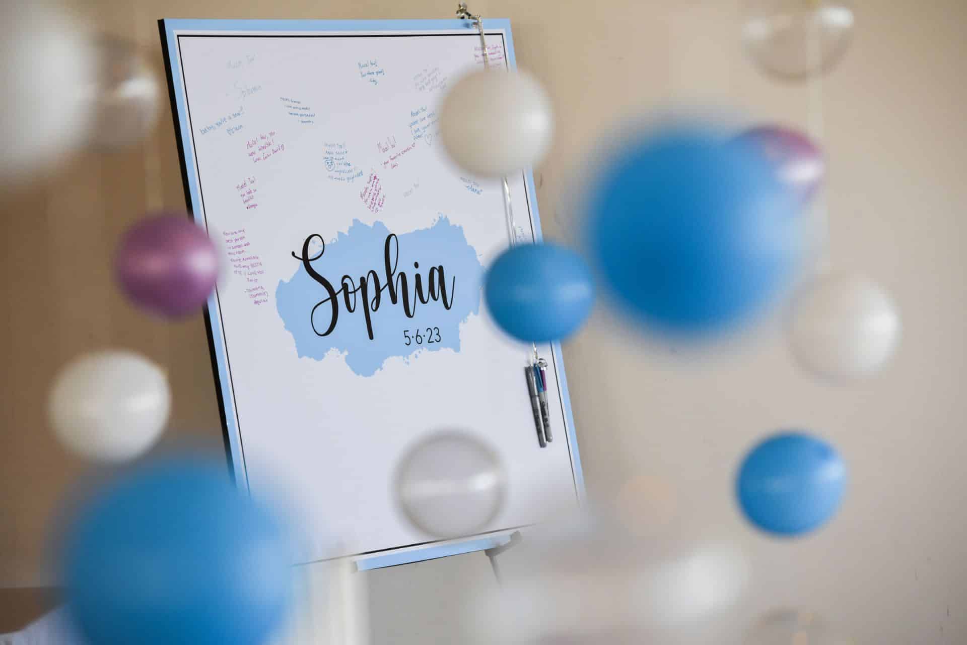 Custom Printed Logo Sign in Board