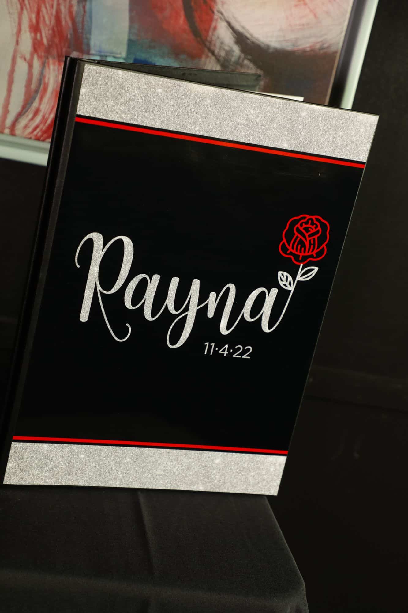 Sign in Book with Custom Logo for Bat Mitzvah