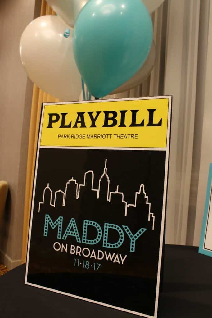 Broadway Themed Playbill Sign in Book with Custom Logo