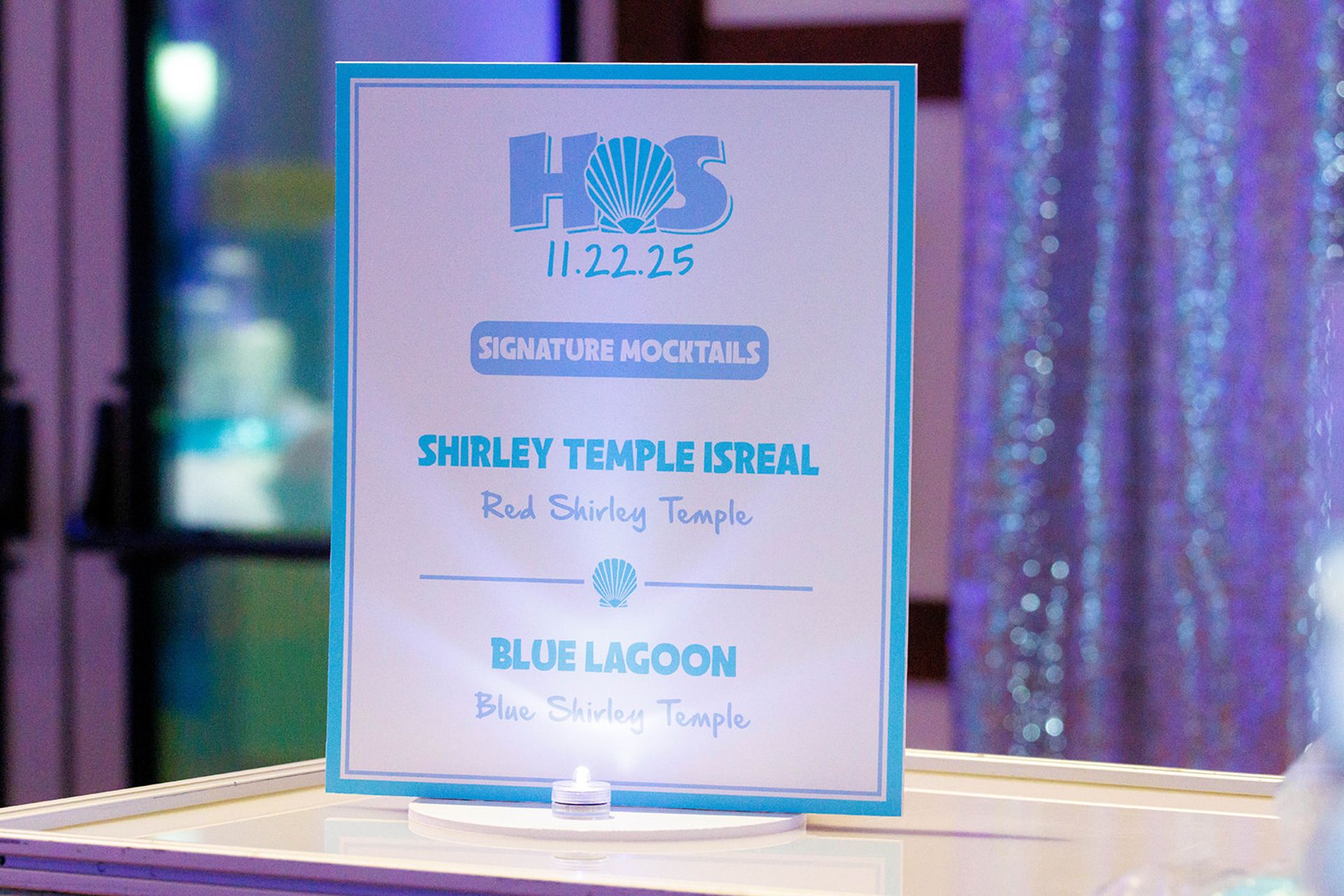 Custom Drink Sign for Coktail Hour