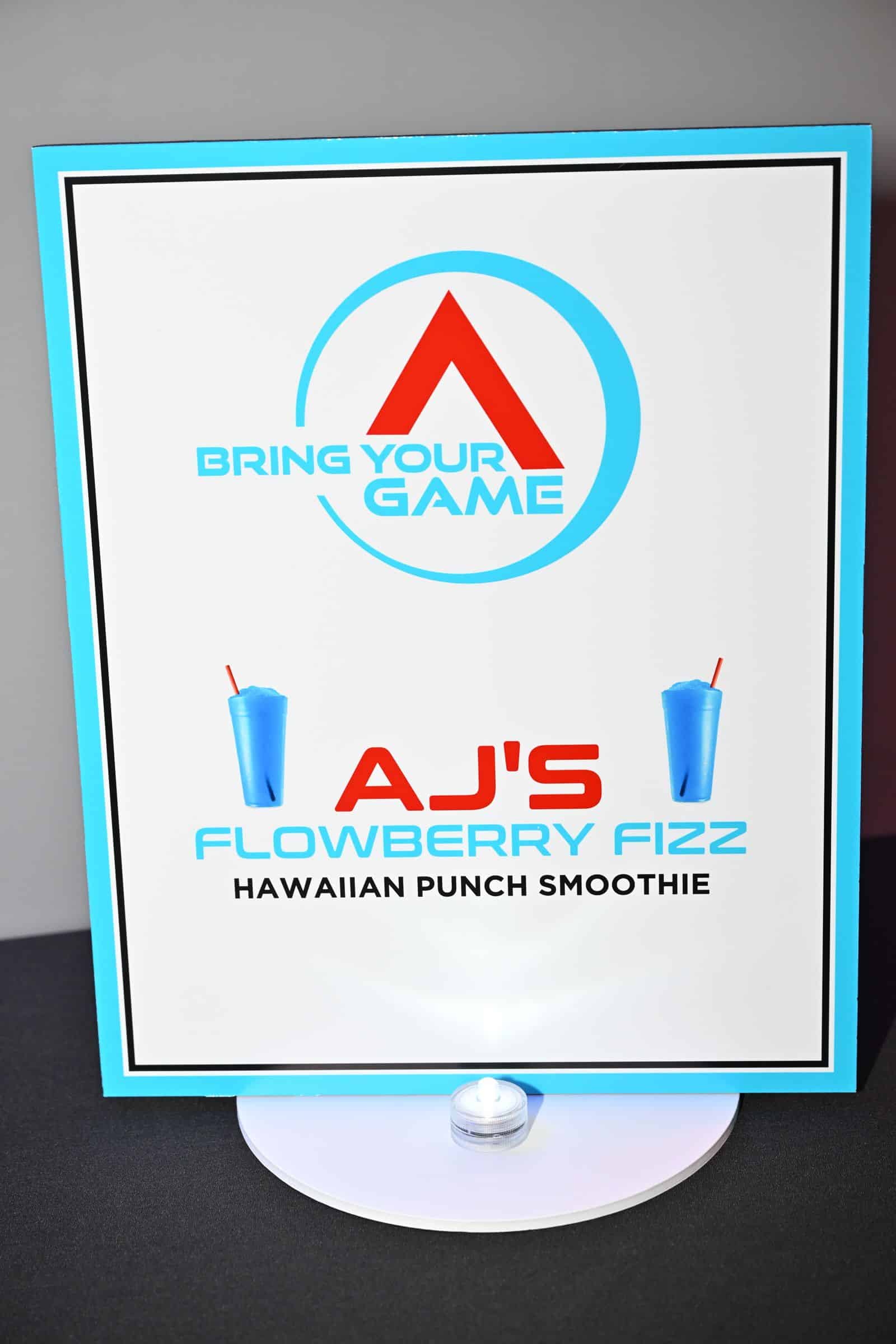 Bar Mitzvah Signature Drink Sign