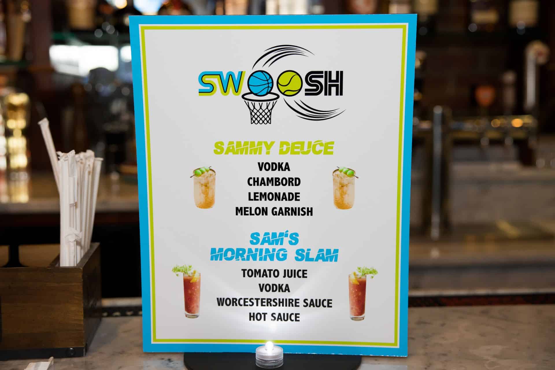 Custom Sports Drink Sign