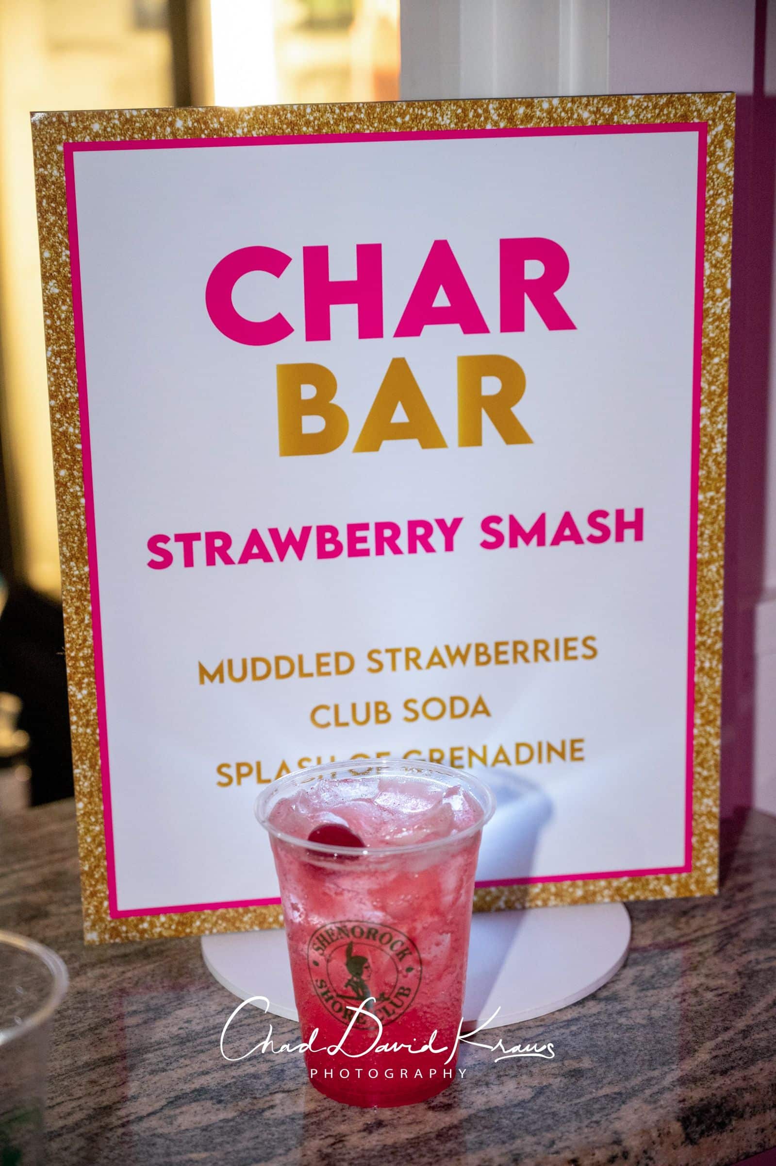 Custom Mocktail Sign for a Bat Mitzvah