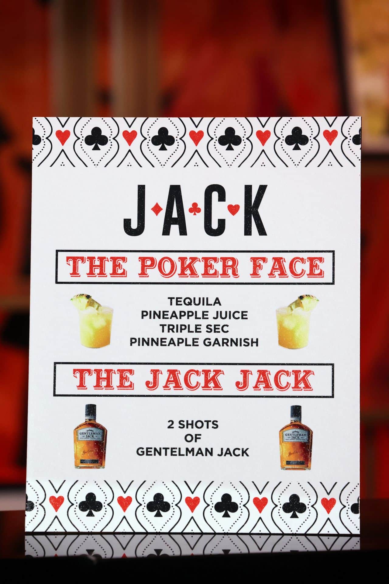 Custom Cocktails Bar Sign for. Casino Themed Bar Mitzvah